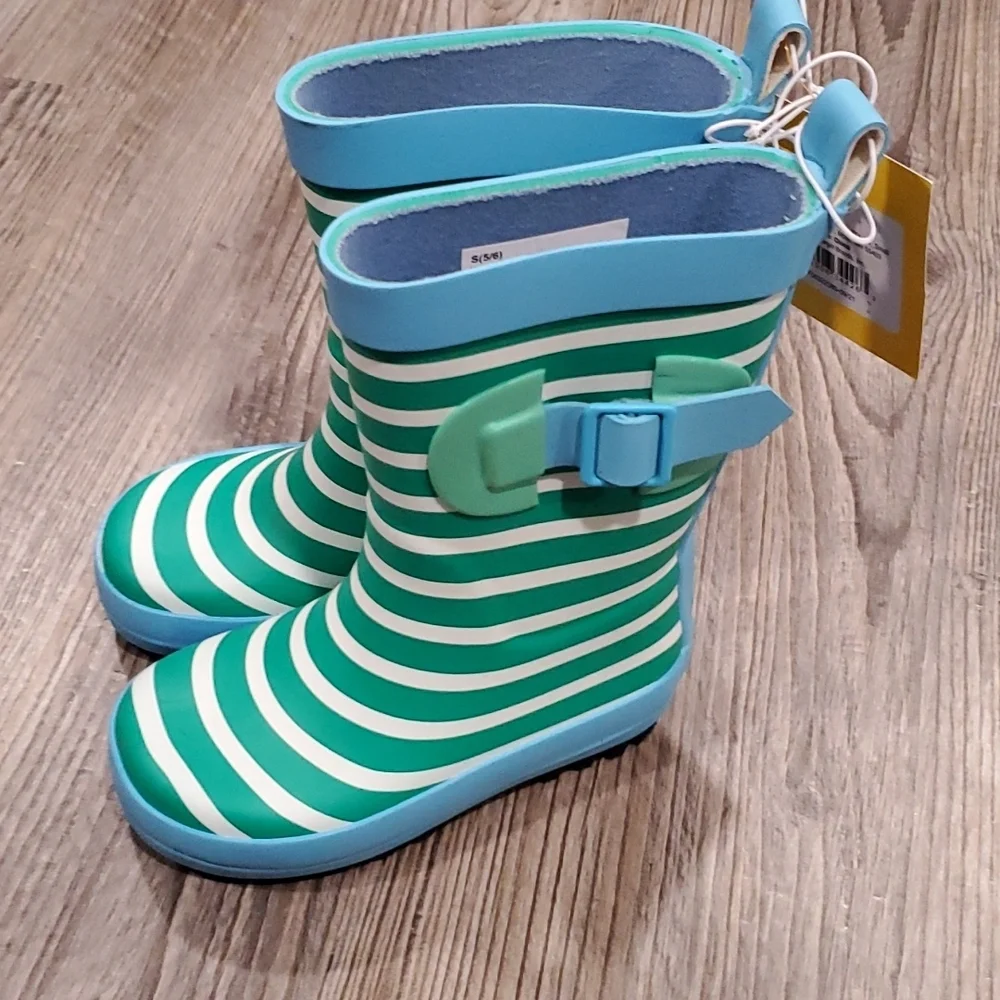 Sun Squad Waterproof Rainboots Size Small  5/6
